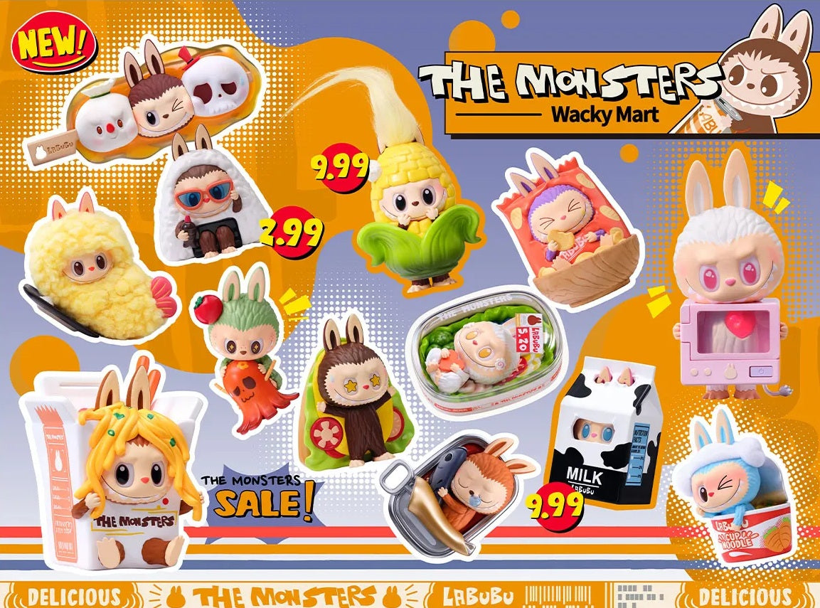 Discover the Labubu Wacky Mart Series: Pop Mart's Latest Food-Themed Collectibles